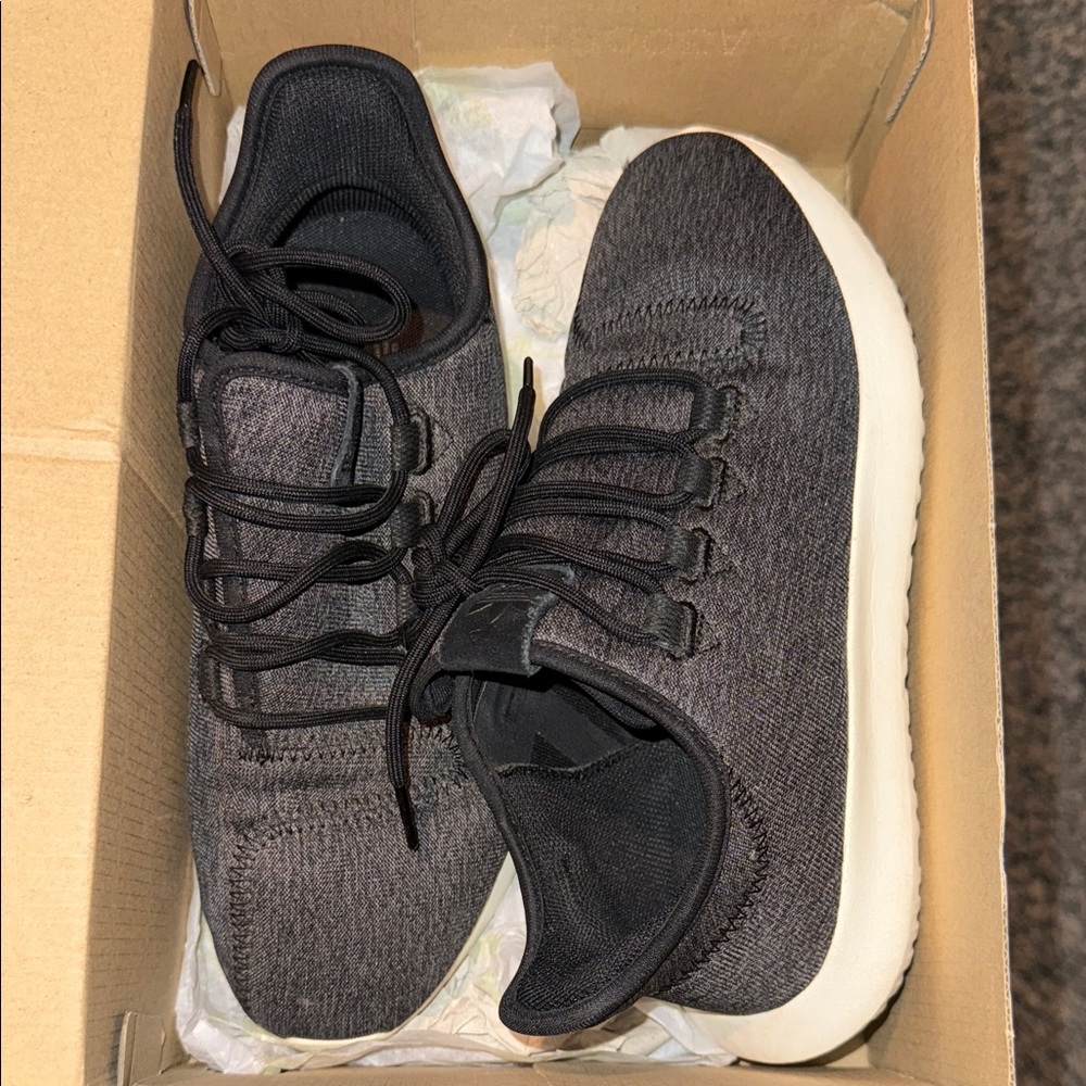 Adidas Tubular Shadow Black and White Sneakers